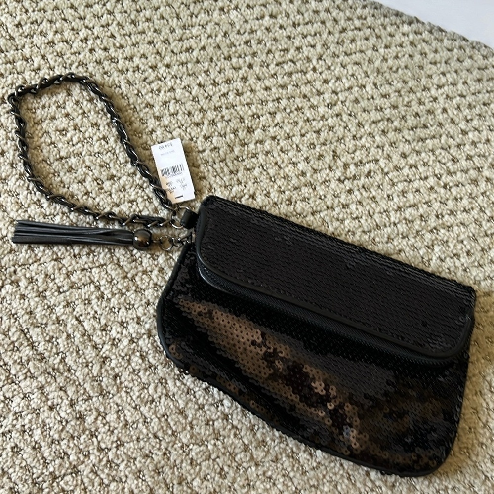 Express Sequin Clutch